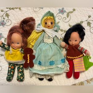 Three Vintage Dolls